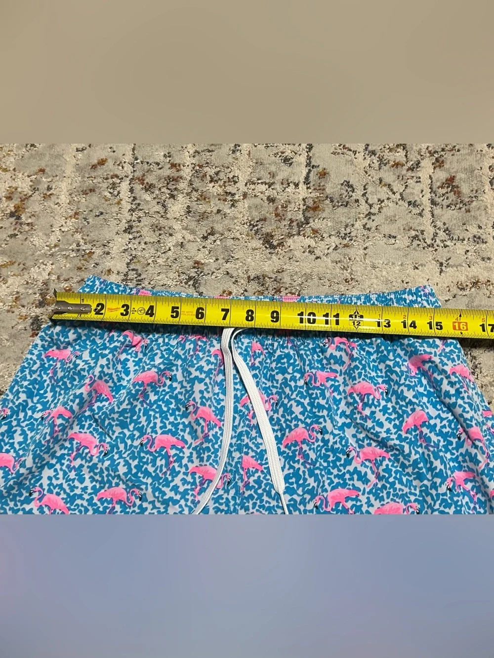 CHUBBIES The Domingos Are For Flamingos swim shorts size Large